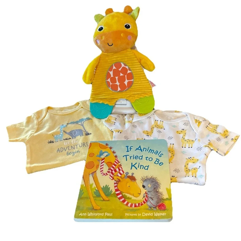 Unisex Baby Shower Gift Box, Newborn Essentials Bedtime Present, Infant Gift Set